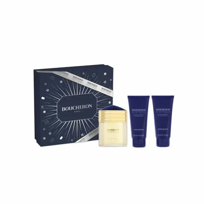 Boucheron Homme Eau De Parfum Spray 100ml Set 3 Parti – 100ml – BOUCHERON