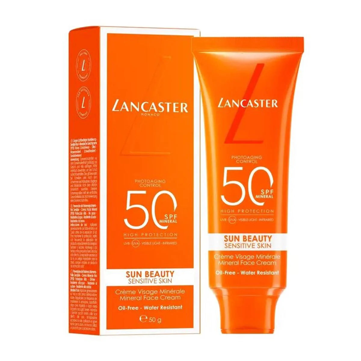 Lancaster Sun Beauty Crema Facial Piel Sensible Spf50 50ml – 50ml – LANCASTER