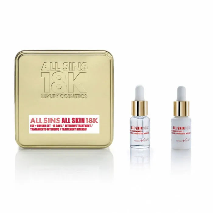 All Sins 18K All Skin Efg Oxygen 15 Days Intensive Treatment Set 2 Parti – formato indicato in scheda – ALL SINS 18K