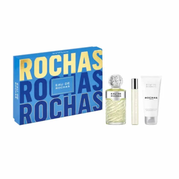 Rochas Eau De Rochas Eau De Toilette Spray 100ml Set 3 Parti