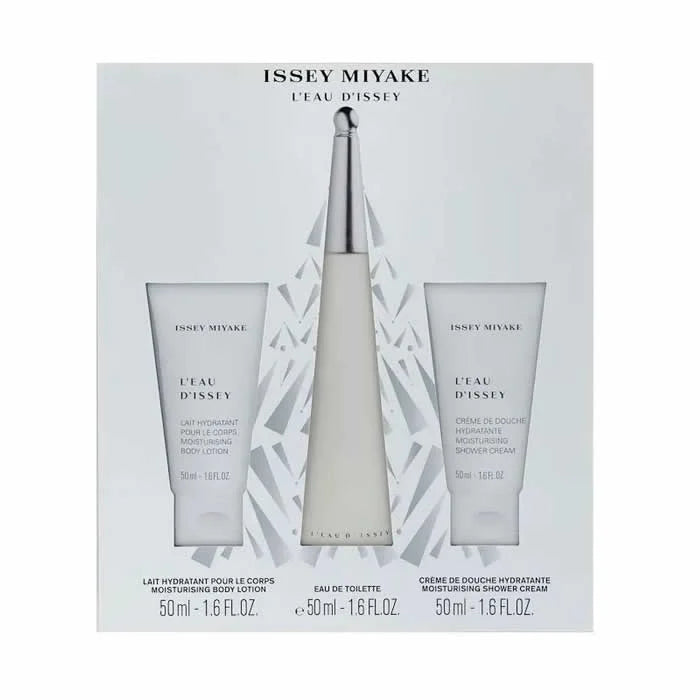 Issey Miyake L'Eau D'Issey Eau De Toilette Spray 50ml Set 3 Parti